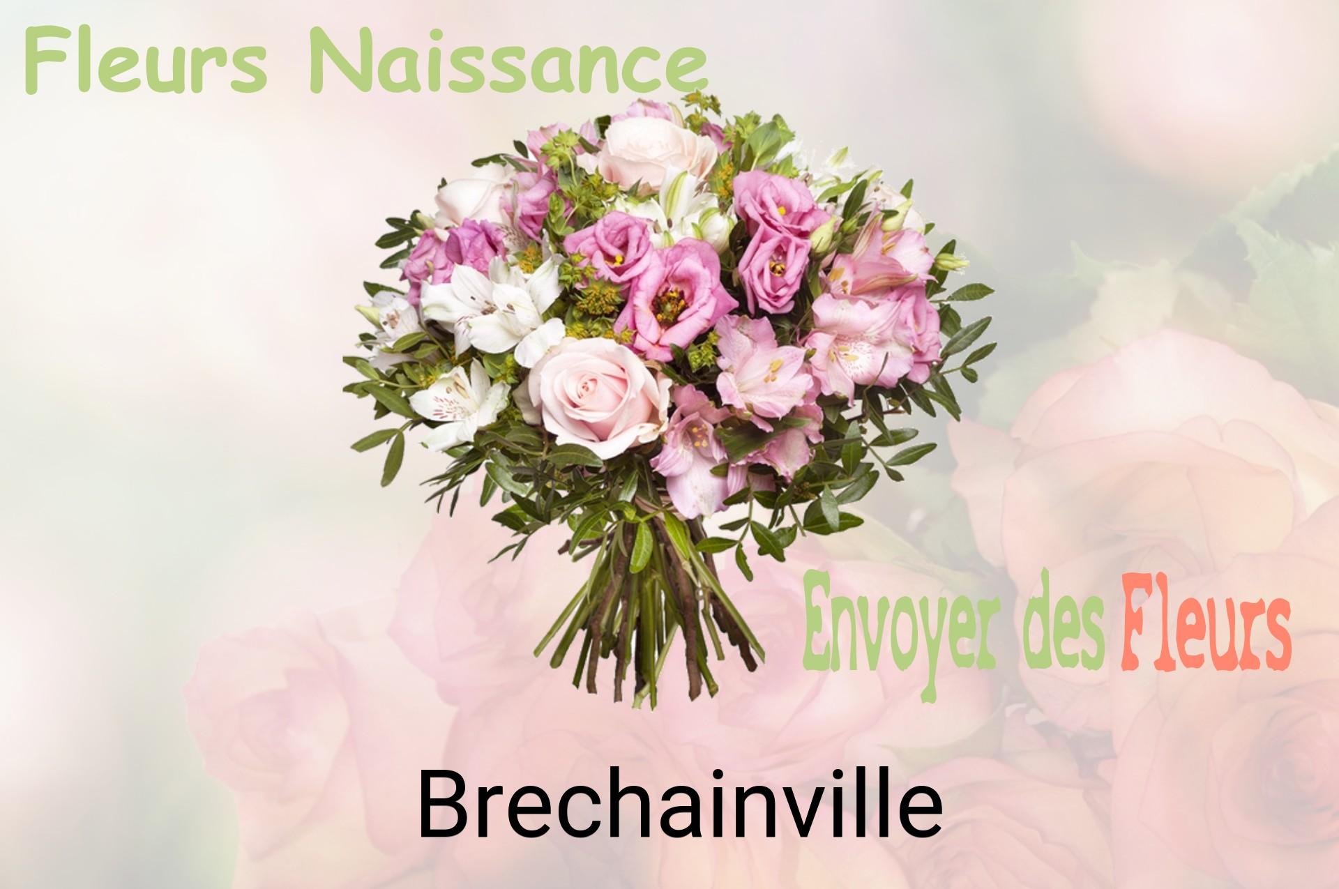Bouquet de fleurs de naissance livré à Brechainville